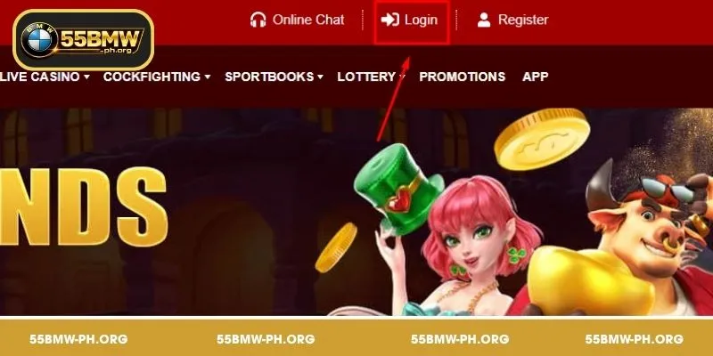 Mag login sa 55BMW ay pumunta sa ating opisyal na website